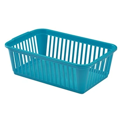 Image of Whitefurze Handy Basket, Plastic, Teal, 25 cm