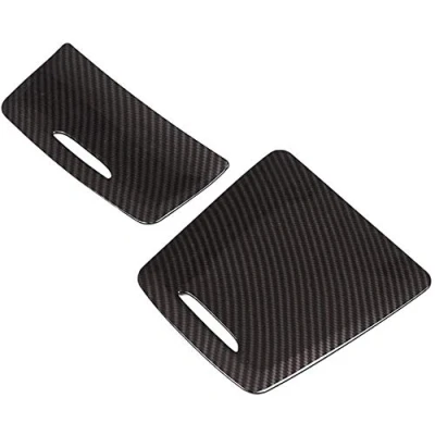 Image of AUTO spro Carbon ABS Center Storage Box Panel Trim Ashtray Cover For Benz CLA GLA A Class W117 W176 A180 2014 2017