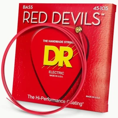 Image of DR Strings RDB 45DR Red Devils Bass Medium, Nickel