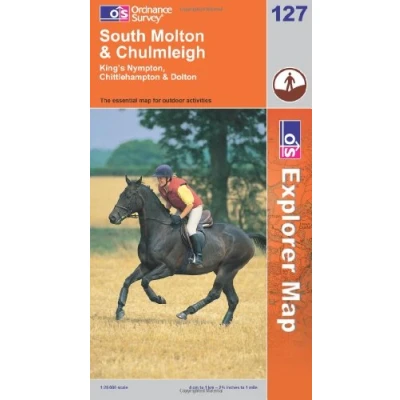 Image of Explorer Active 127 South Molton &amp; Chulmleigh Map With Digital Version