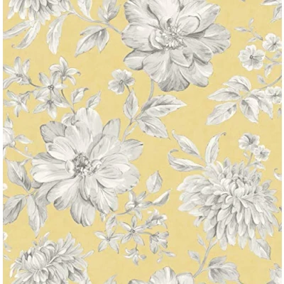 Image of CROWN M1550 Lucia Yellow Wallpaper
