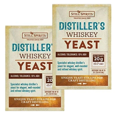 Image of 2X Still Spirits Distillers Whisky Yeast 20g for 25L 15% ABV