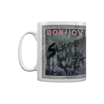 Image of Pyramid International Bon Jovi (Slippery When Wet) White Mug 10Oz / 315Ml Ceramic One Size