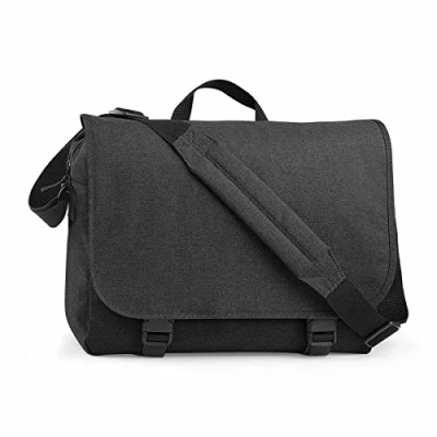 Image of BagBase Two Tone Digital Messenger Grey Marl One Size