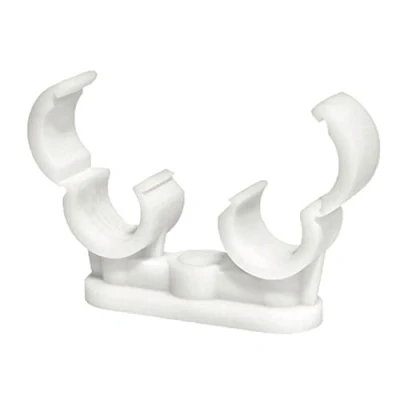 Image of TIMCO Pipe Clips Quick Lock Double 15Mm