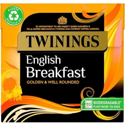 Image of Twinings English Breakfast 80 Plant Based Tea Bags 200g