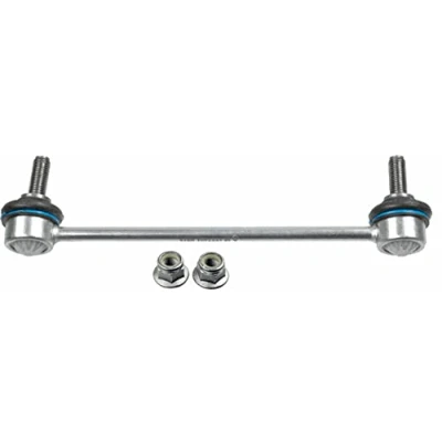Image of 546181179R Anti roll bar link LEMFÖRDER 42274 01 Front Axle, both sides 202mm M10x1,25 SMART: Fortwo III Coupe, Forfour II Hatchback