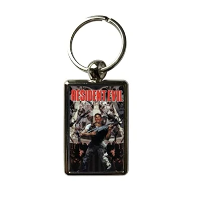 Image of Super Universe Resident Evil 1 Classic Survival Horror Metal Keyring 3 x 4.5 cm