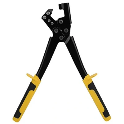 Image of Hand Keel Stud Crimper, Light Steel Fixed Punching Pliers,Metal Punch Lock Drywall Tool for Decoration Ceiling