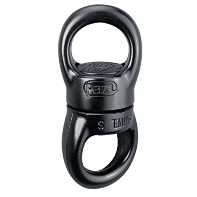 Image of Petzl P58 S Ball Bearing Swivel, Small,Black