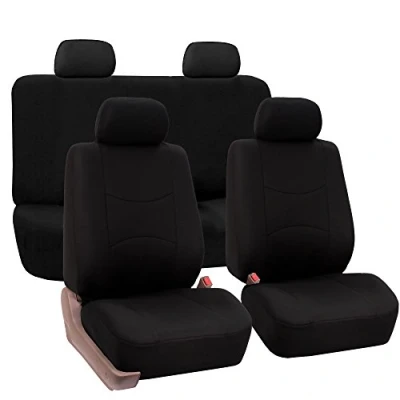 Image of FH GROUP Car Seat Covers, Full Set, Black