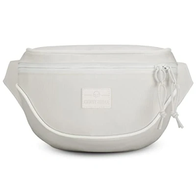 Image of JOHNNY URBAN Bum Bag Fanny Pack Women &amp; Men Cream Ben Hip Made of Recycled PET Bottles for Festivals, Sports Travel Water Repellent