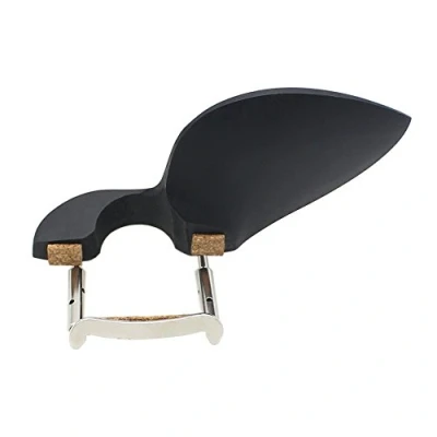 Image of 3/4 4/4 Violin Chin Rest Chinrest Wood with Standard Bracket Black