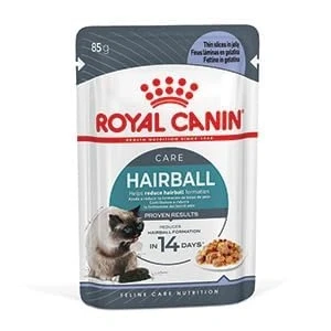 Image of ROYAL CANIN Hairball Care In Jelly Adult Wet Cat Food (Pack of 24)