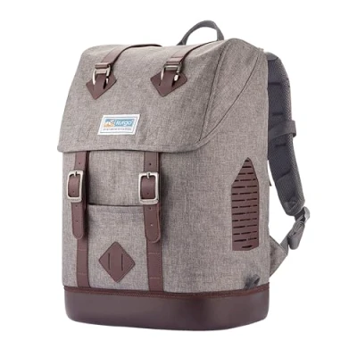 Image of Kurgo Rucksack, Backpack for Small Dogs and Cats, Ideal Hiking, Commuting or Travel, Waterproof Bottom, Heather Grey