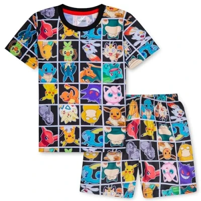 Image of Pokemon Boys Short Pyjamas Set, Breathable Lounge Wear Gifts for (Multi, 11 12 Years)