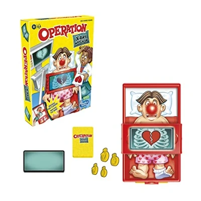 Image of Hasbro Gaming Operation X Ray Match Up Board Game for Kids Ages 4 and Up, Multicolor