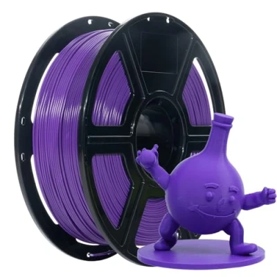 Image of FLASHFORGE High Speed PLA Filament 1.75mm, 500mm/s Printing, Rapid 3D Printer Tough and Flow for Fast Printing,1kg(2.2lbs)/Spool,Dimensional Accuracy ±0.02mm(Purple)