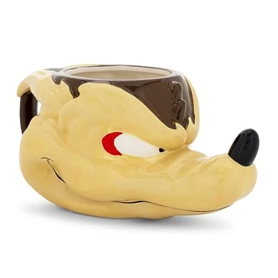 Image of Looney Tunes Wile E. Coyote Sculpted Ceramic Mug Holds 20 Ounces