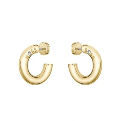 Image of BOSS LIVE Earrings goldcoloured, Women&#039;s, Size: One Size, Gold coloured