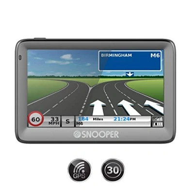 Image of SNOOPER S5100 Truckmate HGV 5&quot; Sat Nav Full Europe Maps, Black