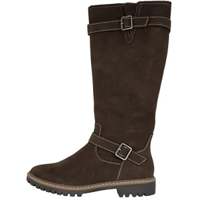 Image of s.Oliver Women&#039;s 5 26693 29 Knee High Boot, Dark Brown 302, UK