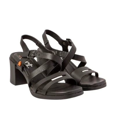 Image of ART Women&#039;s 1844 Cannes Sandal, Nappa Black, 7 UK