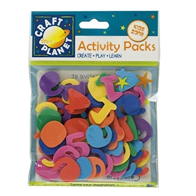 Image of Craft Planet CPT 4141107 Foam Shapes, Multi