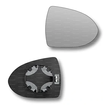 Image of Less4spares Replacement Wing Mirror Glass Right Compatible with Kia Sportage 2010 2015 CLIP ON Driver Off side Heated Convex