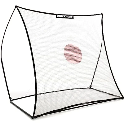 Image of QUICKPLAY SPOT Football Rebounder Net 7x7ft Multi Sport Ball Skills Trainer with eCOACH training app Target Rebound for Control &amp; Precision (3 Size Options)