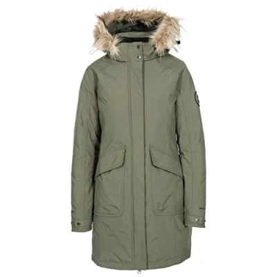 Image of DLX Womens Down Parka Jacket Longer Length Hooded Coat Bettany