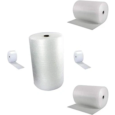 Image of Wellpack Europe 750MM (WIDE) x 50M (LONG) LARGE BUBBLE WRAP (LARGE BUBBLES) CLEAR ROLL