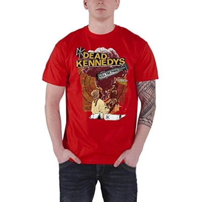 Image of Plastic Head Dead Kennedys Kill The Poor Men&#039;s T Shirt Red Medium