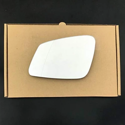 Image of Fits BMW 5 Series 2010 to 2016 Wide Angle Wing Mirror Glass LEFT HAND ( UK Passenger Side )