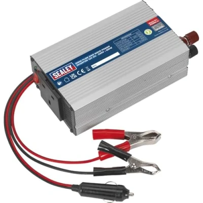 Image of Sealey Power Inverter Pure Sine Wave 300W 12V DC 230V 50Hz