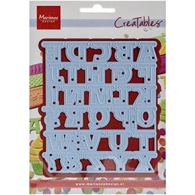 Image of Marianne Design Creatables Alphabet Garland,Blue,‎0.15 x 12.07 17.15 cm; 27.22 Grams