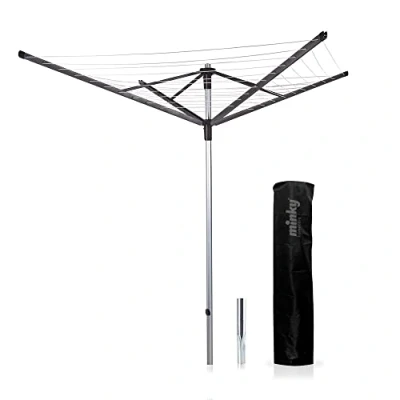 Image of Minky Outdoor Rotary Airer, Alloy Steel, Silver, 60m