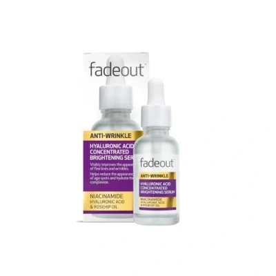 Image of Fade Out Anti Wrinkle Hyaluronic Acid Concentrated Brightening Serum with Rosehip Oil 30ml