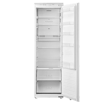 Image of Cookology CITDLFR177 Built In Tall Larder Fridge, Integrated Refrigerator, 304 Litre Capacity with Adjustable Temperature Control and Reversible Door White