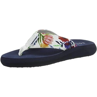 Image of Rocket Dog Women&#039;s Spotlight Flip Flops, Winny White Multi, 3 UK