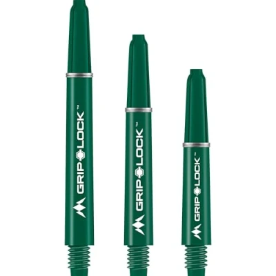 Image of Mission Darts GripLock Dart Shafts Tough Durable Nylon Stems Short, Grey, 5 Sets of (5XS1084)