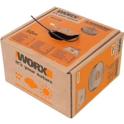 Image of WORX WA0184 Boundary Wire for Landroid Robotic Lawnmower 50 m Sturdy Cable Limiting the Mowing Area Neat Ideal Accessory Your