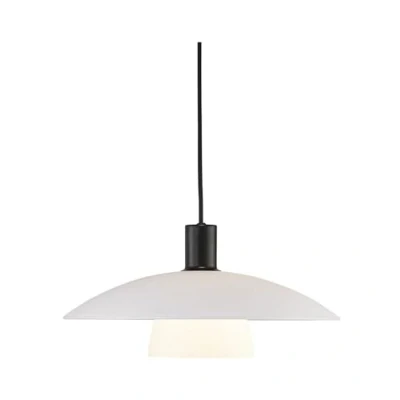 Image of Nordlux Verona Pendant Ceiling Light Fixture in Opal White Homeware Living Lighting Décor Indoor Bedroom Office Kitchen 230V, Class 2 (Double Isolated), IP20, E27, 40W