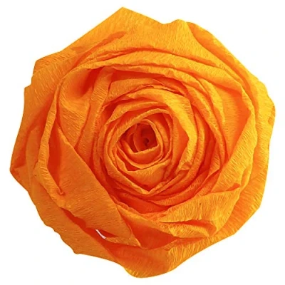 Image of Clairefontaine 903016C Superior Crepe Paper Roll, 10 Sheets Gold yellow, 50x10x8 cm