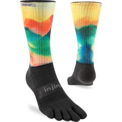 Image of Injinji Trail Midweight Crew Spectrum Halloween Boo, S, multicoloured, S