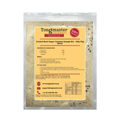 Image of Cracked Black Pepper Complete Sausage Mix 500g (5kg Batch)