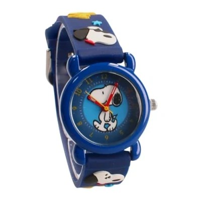 Image of Kidzroom Watch Snoopy KIDS TIME Unisex for kids, Size: One Size, Navy