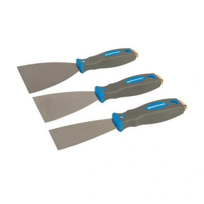 Image of Silverline Expert Filler Knife Set 3pce 50, 75 &amp; 100mm