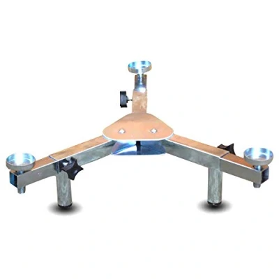 Image of Vaello Campos Fully Adjustable Table Top Folding Paella Burner Tripod Stand