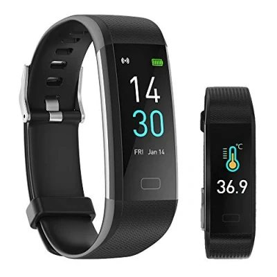 Image of Activity Tracker Fitness Trackers Smart Watch with Body Temperature Heart Rate Blood Pressure Monitor IP68 Waterproof Sleep Calorie Step Counter for Women Men
